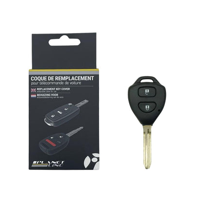 COQUE CLE ADAPTABLE POUR TOYOTA 2 BOUTONS KEYSKAR
