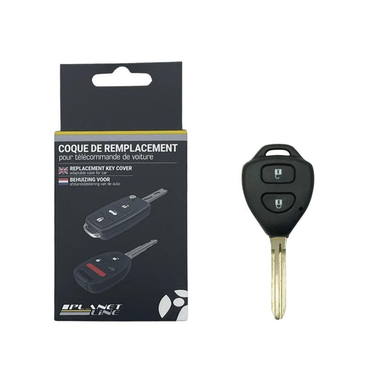 COQUE CLE ADAPTABLE POUR TOYOTA 2 BOUTONS KEYSKAR
