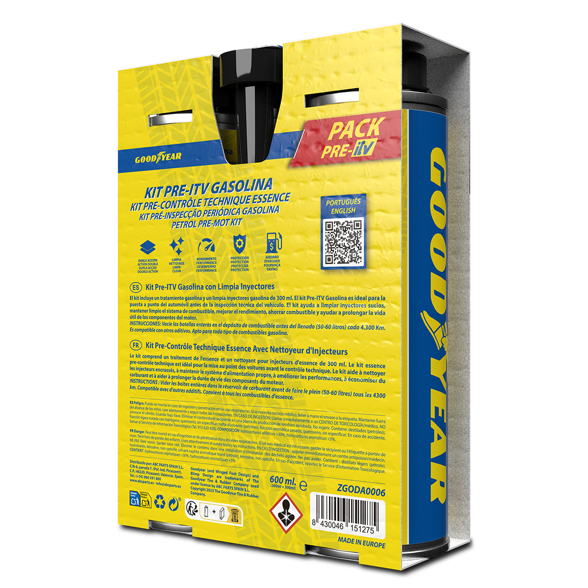 KIT PRE CONTRÔLE TECHNIQUE ESSENCE GOODYEAR