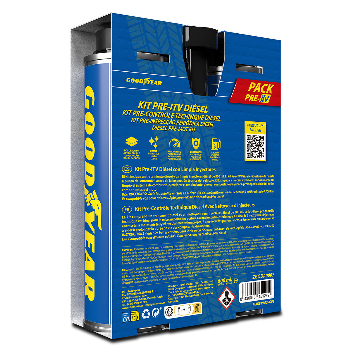 KIT PRE CONTRÔLE TECHNIQUE DIESEL GOODYEAR