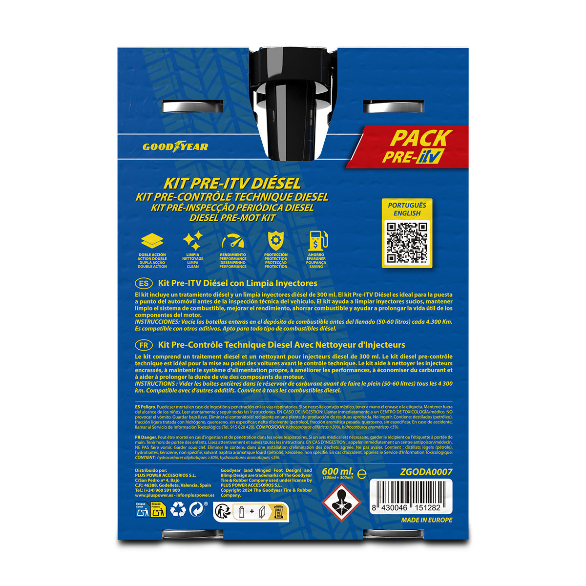KIT PRE CONTRÔLE TECHNIQUE DIESEL GOODYEAR