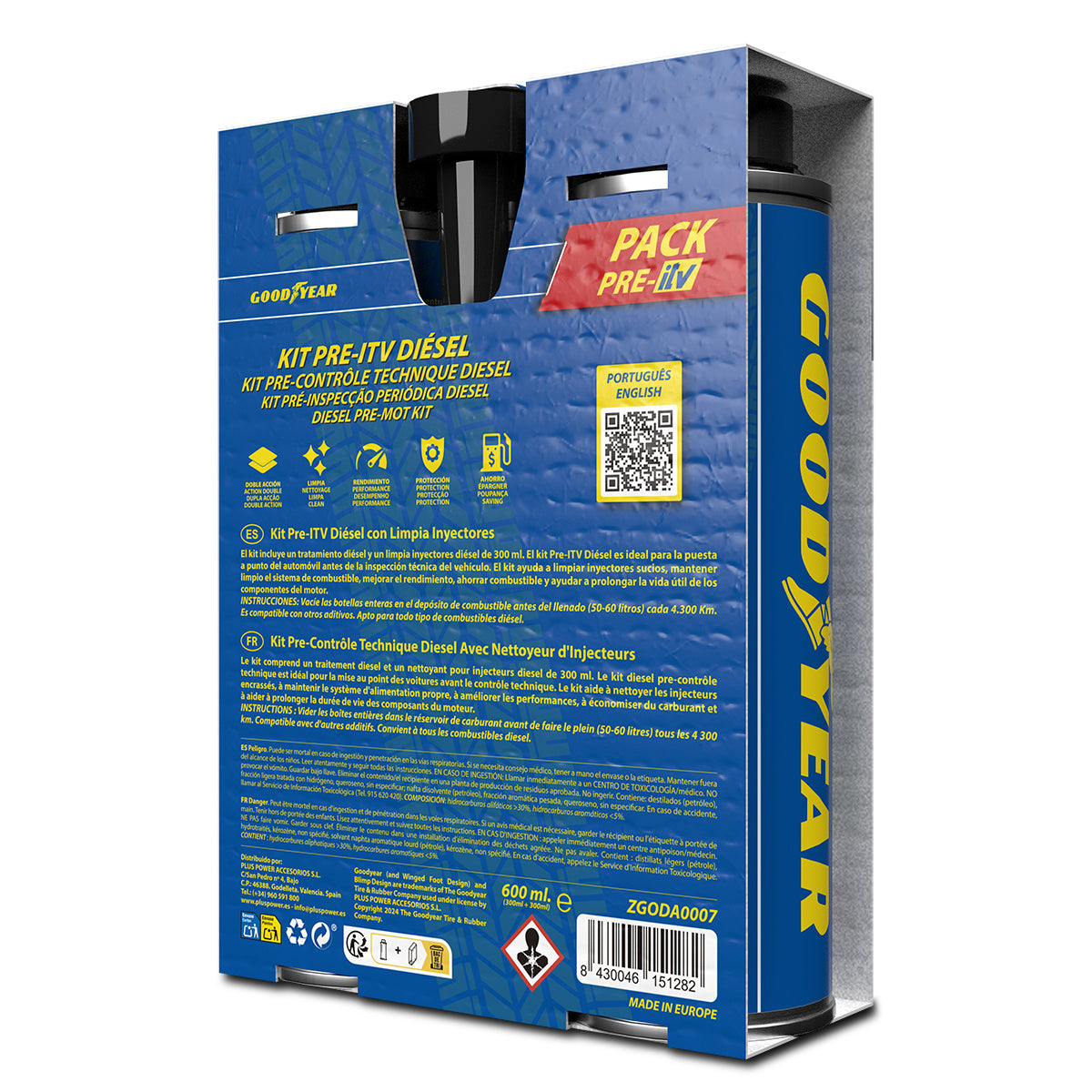 KIT PRE CONTRÔLE TECHNIQUE DIESEL GOODYEAR