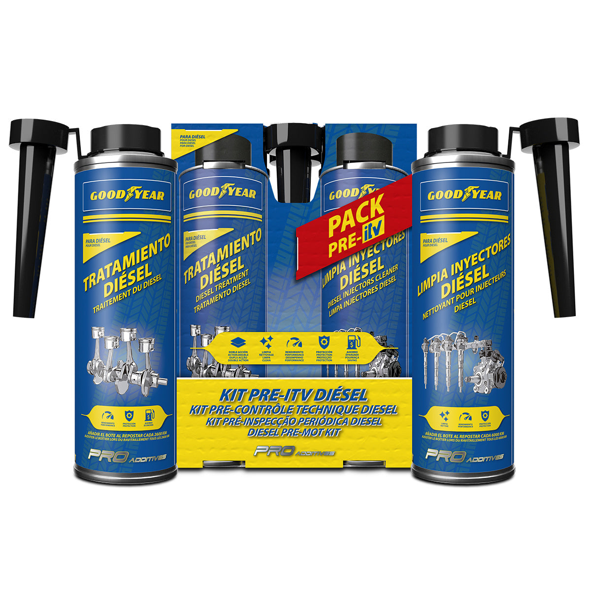 KIT PRE CONTRÔLE TECHNIQUE DIESEL GOODYEAR