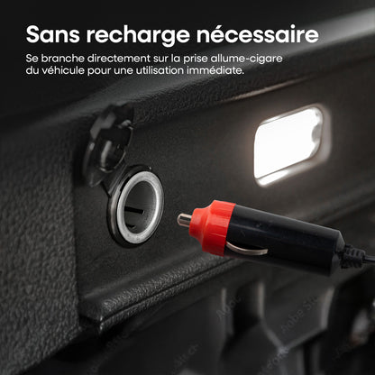 COMPRESSEUR D'AIR GONFLEUR 12V AVEC EMBOUTS AMIO