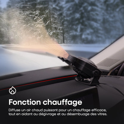 CHAUFFAGE, DEGIVRANT, VENTILATEUR 12V 150W AMIO