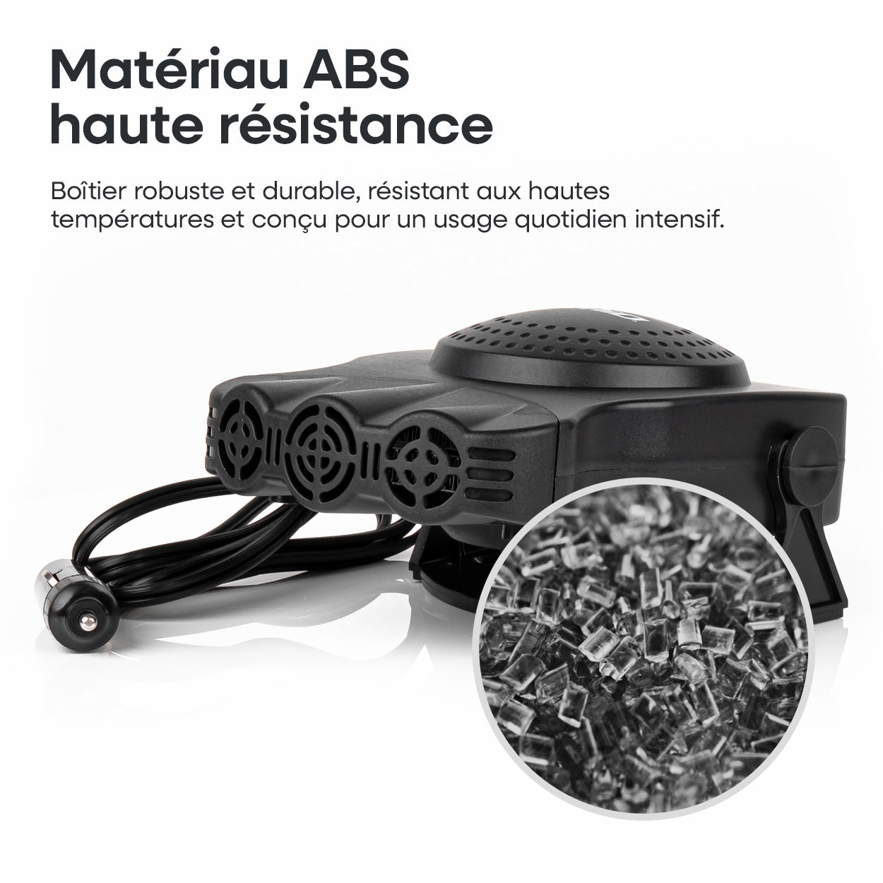 CHAUFFAGE, DEGIVRANT, VENTILATEUR 12V 150W AMIO