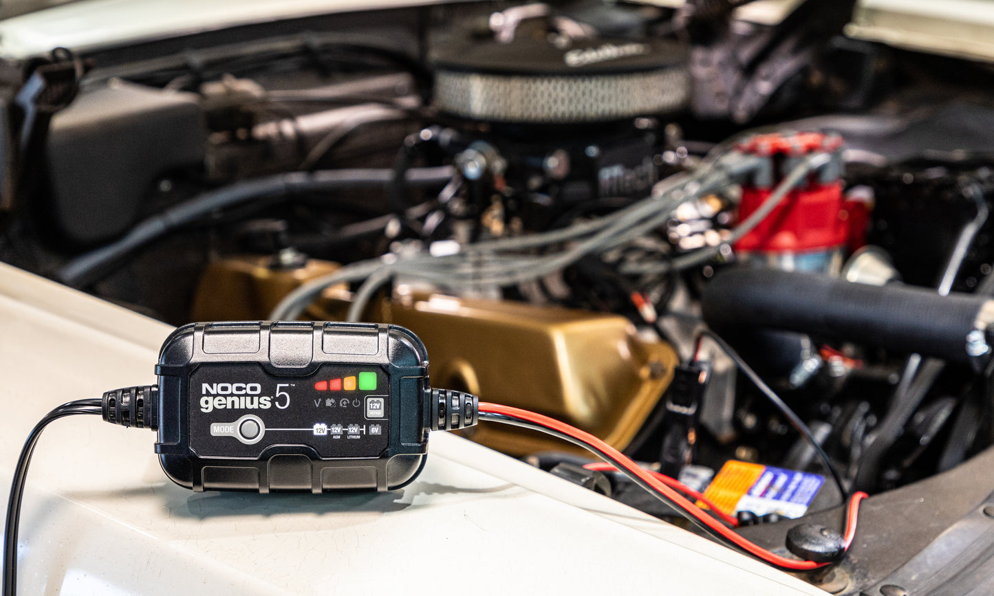 CHARGEUR BATTERIE NOCO GENIUS5 - 5A 120AH 75W