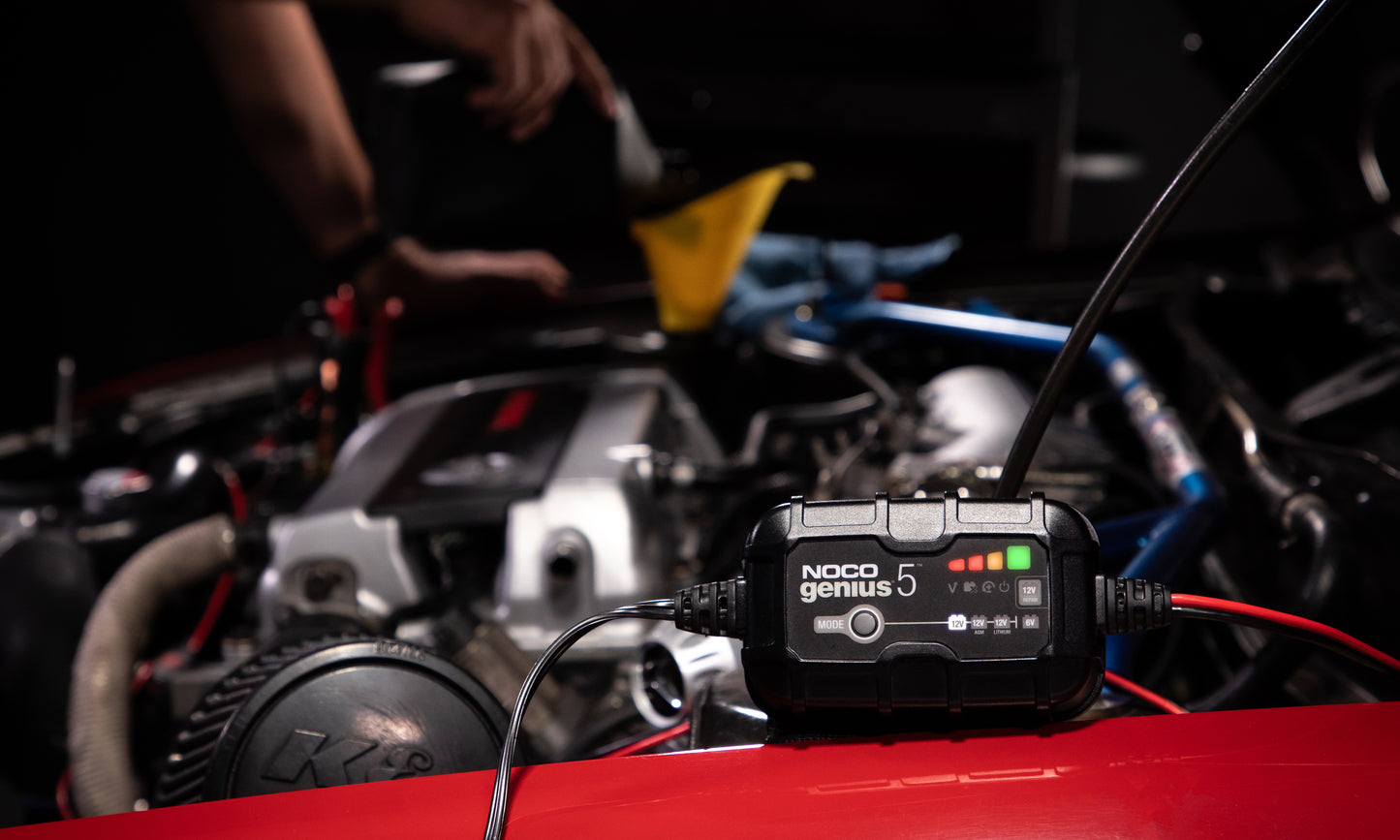 CHARGEUR BATTERIE NOCO GENIUS5 - 5A 120AH 75W