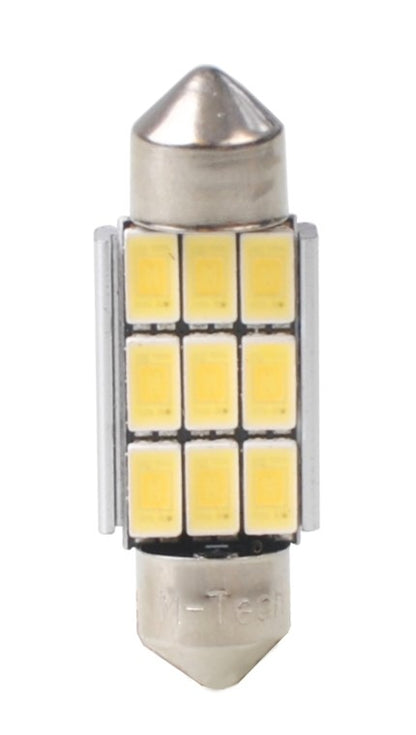 AMPOULES LED X 2 - NAVETTE C5W 36MM 9XSMD5630 BLANC (L815W PLATINUM)