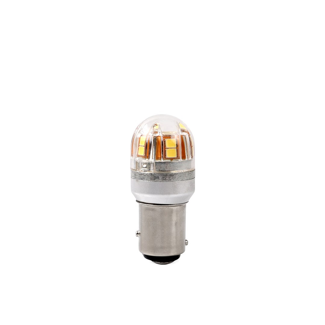 AMPOULE LED X 1 - PY27W, 12-24V 15X2835SMD, CANBUS, ORANGE (LB830Y-01B PLATINUM)