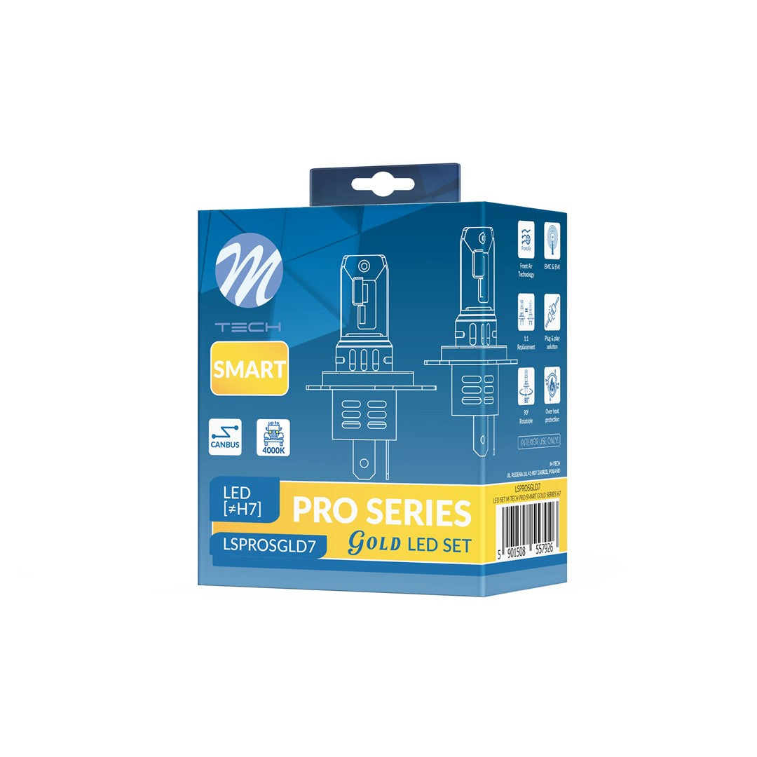 2 AMPOULES LED GOLD H7 42W 12V 4000K 4600LM MAX PLUG AND PLAY