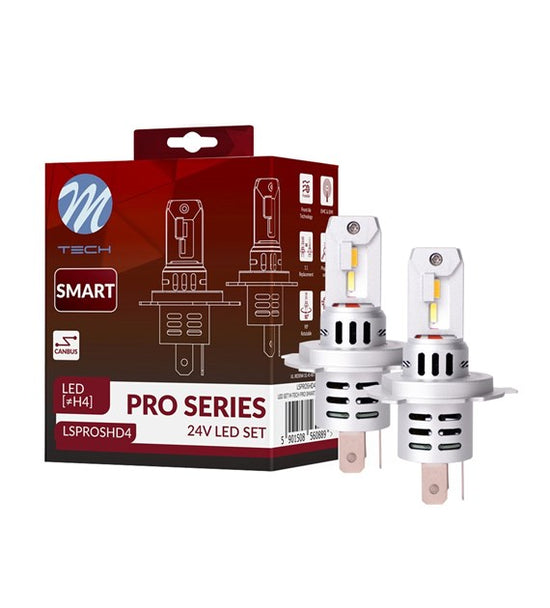 2 AMPOULES LED H4 46W 24V 6000K 4800LM MAX PLUG AND PLAY