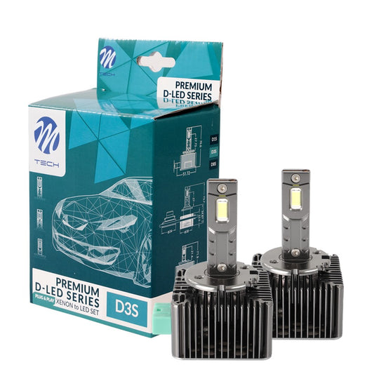 2 AMPOULES LED D3S 6000K 35W 90V 8400 LUMENS