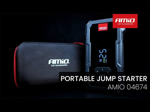 BOOSTER DEMARREUR MAX 600A GONFLEUR POWERBANK LAMPE AMIO