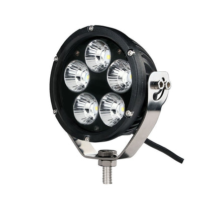 PROJECTEUR LONGUE PORTEE LED CREE ROND, 50W, NOIR 100mm