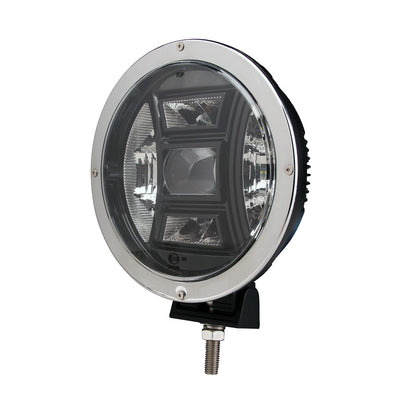 PROJECTEUR LONGUE PORTEE LED CREE ROND   70W, 2GEN., CHROME, 220mm