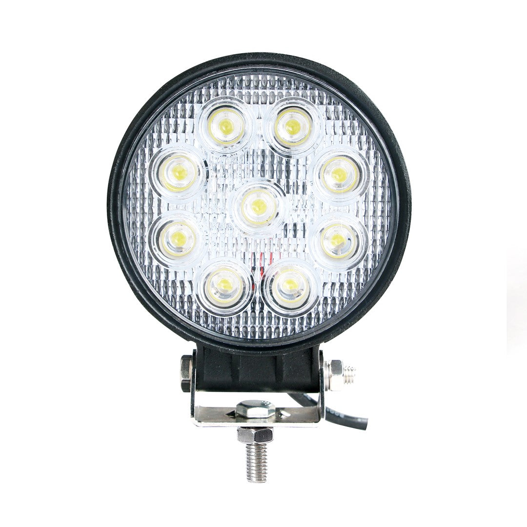 PHARE DE TRAVAIL 9 LED 27W ROND 137x120x68mm