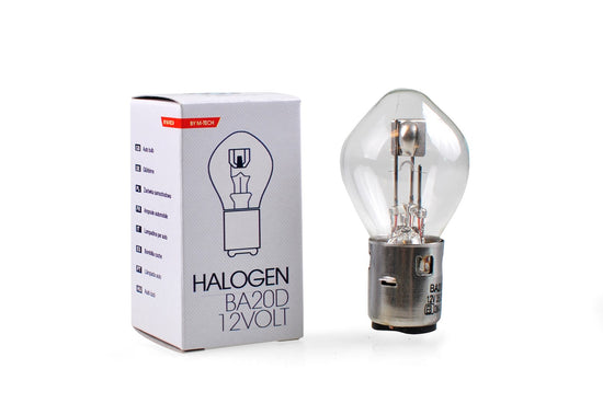 AMPOULE HALOGENE BA20D (S2) 12V 30/35W (BOITE) X1 MTECH