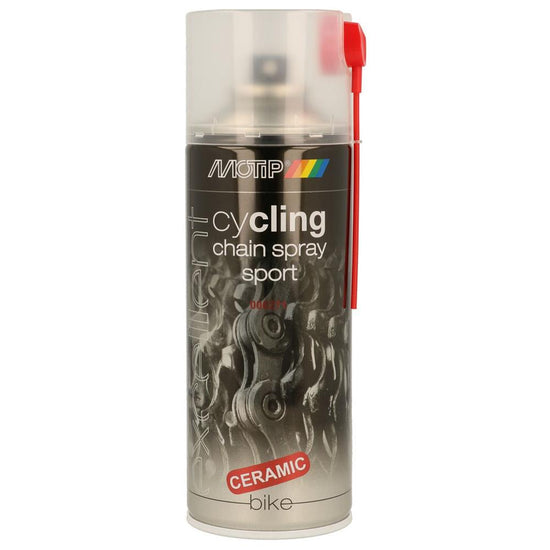 LUBRIFIANT POUR CHAINE DE VELO SPORT AEROSOL 400ML MOTIP