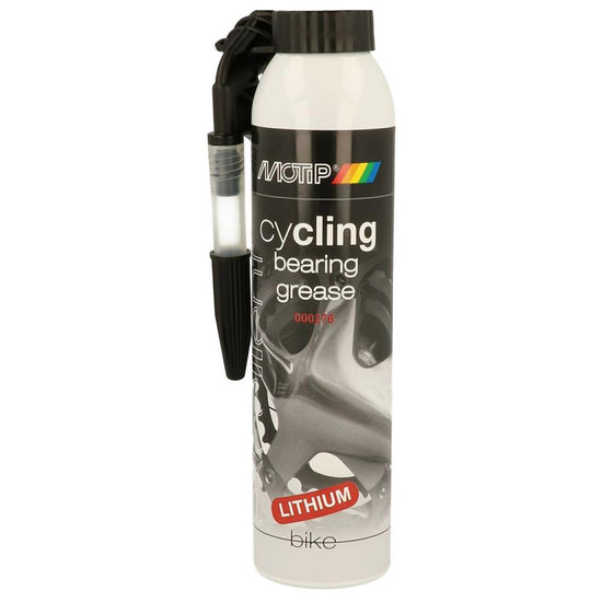 GRAISSE POUR CHAINE ET ROULEMENT VELO AU LITHIUM AEROSOL 200ML MOTIP