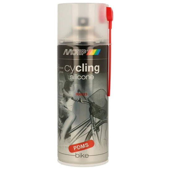 LUBRIFIANT SILICONE POUR VELO AEROSOL 400ML MOTIP