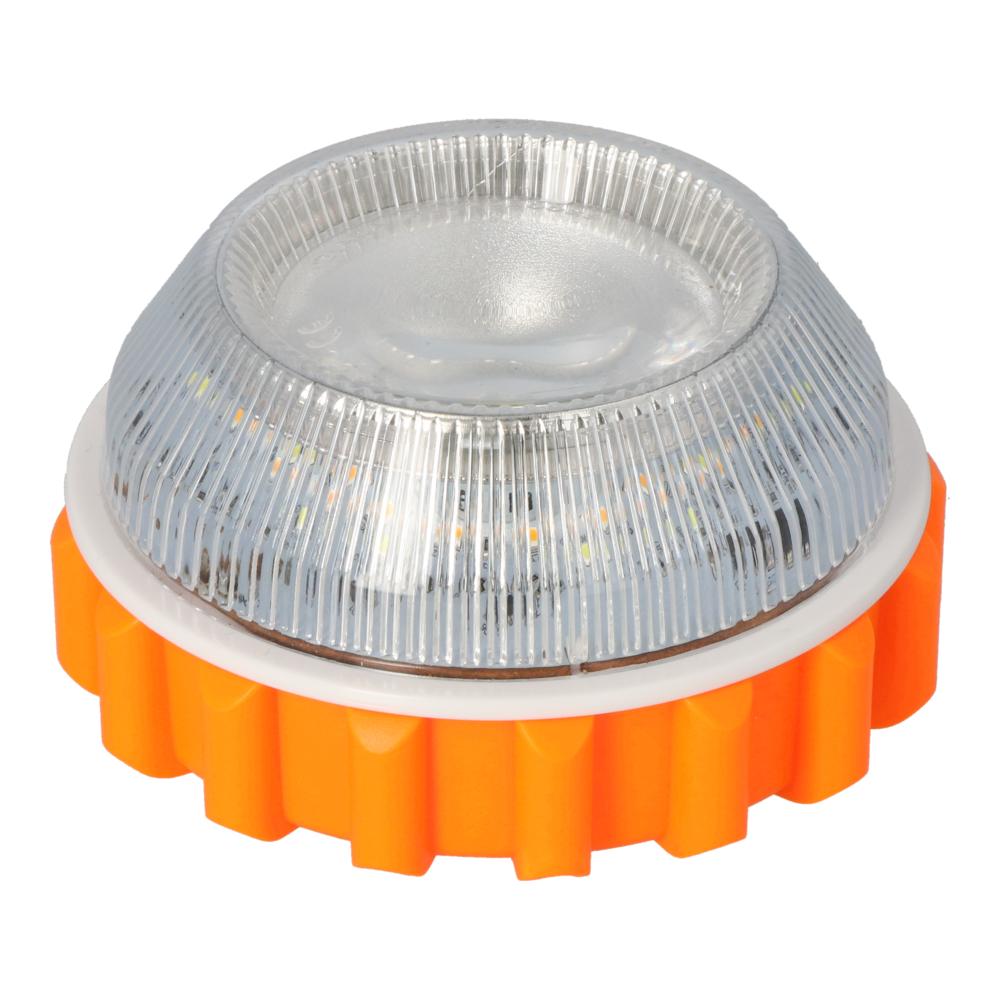 BALISE CLIGNOTANTE SECOURS RECHARGEABLE LED 360° MAGNETIQUE ORANGE CARPOINT