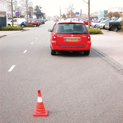 CONE DE SECURITE HAUTE VISIBILITE PLIABLE AVEC LED CLIGNOTANTE CARPOINT