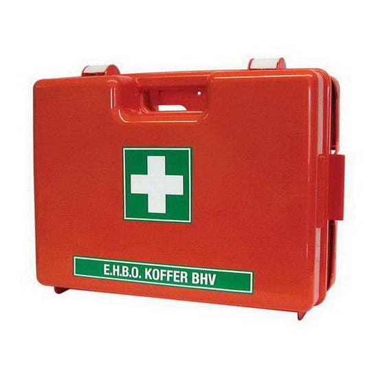 BOITE DE PREMIERS SECOURS 102 PIECES AVEC SUPPORT BEVAPLAST