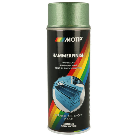 PEINTURE EFFET MARTELE VERT AEROSOL 400ML MOTIP