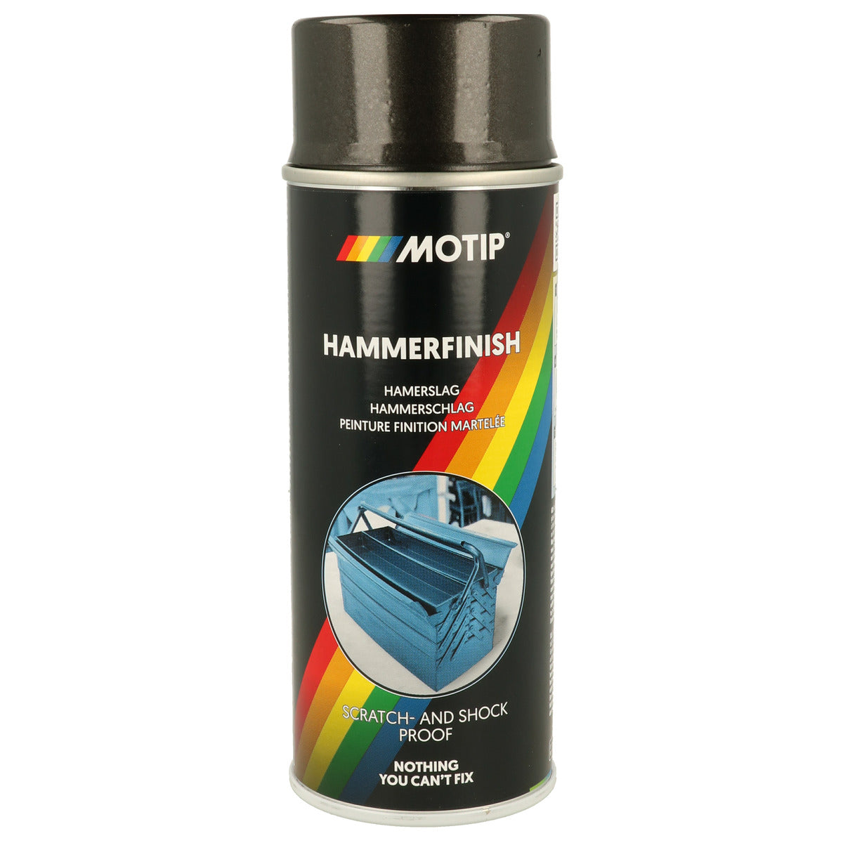 PEINTURE EFFET MARTELE ANTHRACITE AEROSOL 400ML MOTIP