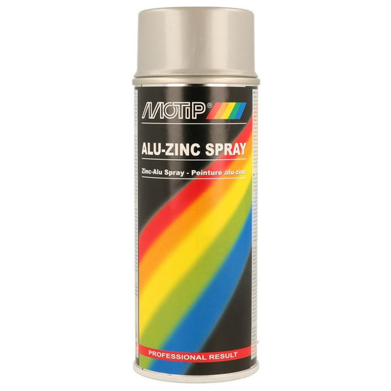 PEINTURE DE GALVANISATION ALU ZINC AEROSOL 400ML MOTIP