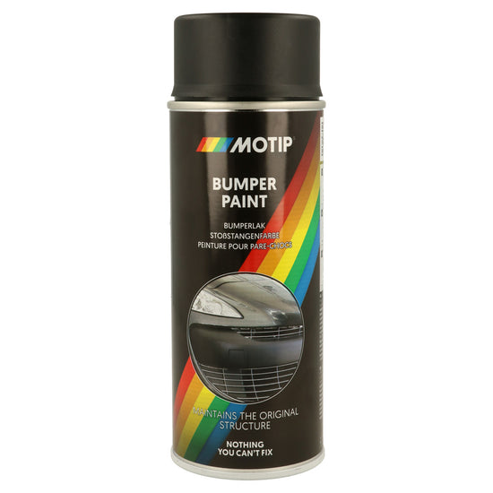 PEINTURE PLASTIQUE NOIRE AEROSOL 400ML MOTIP