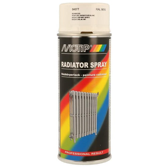 PEINTURE RADIATEUR BLANCHE BRILLANTE 400ML MOTIP