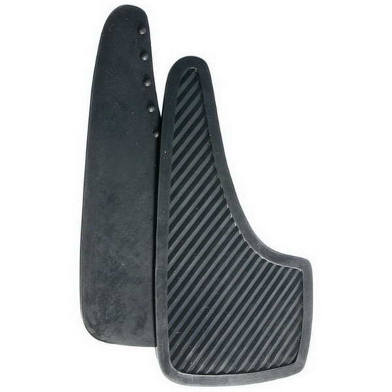 JEU DE BAVETTES CAOUTCHOUC NOIR 32X17CM