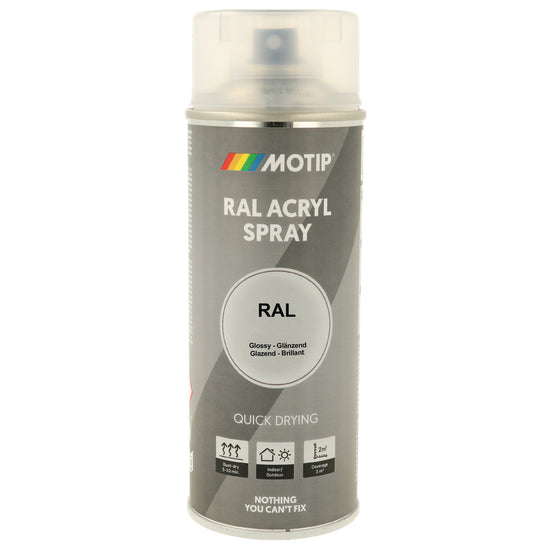 VERNIS RAL ACRYL TRANSPARENT AEROSOL 400ML MOTIP