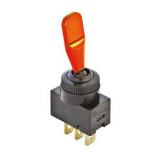 INTERRUPTEUR ON/OFF ORANGE 20A 12V