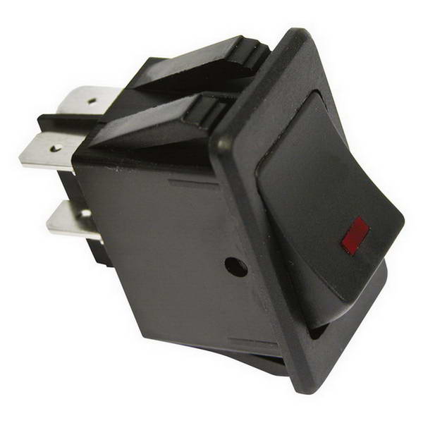 Pilot LA_45570 Interrupteur à Tirette Avec LED Rouge 12V 10A - Commande Lumineuse Fiable