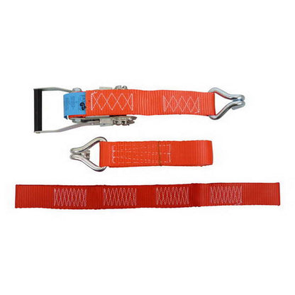 SANGLE A CLIQUET 45CM ROUGE/ORANGE X1