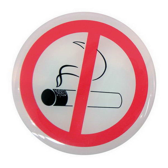 ADHESIF NO SMOKING  Ø4,5CM 2PCS