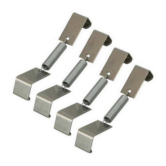 PINCES POUR SUPPORT PLAQUE D'IMMATRICULATION 4 PCS