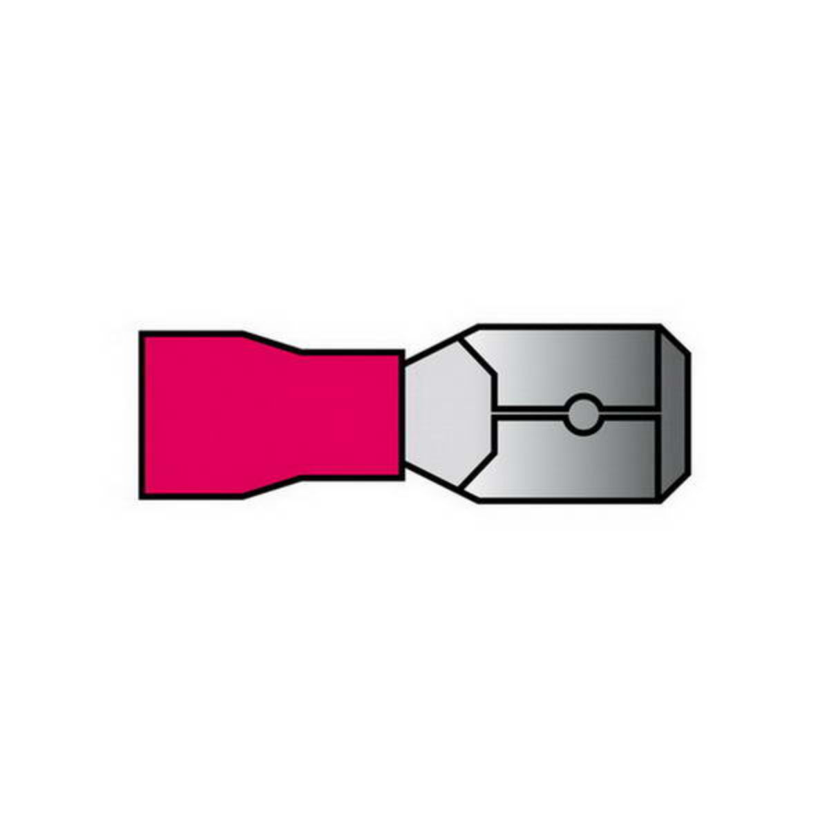COSSES 540 POUR CABLES Ø0.5 1.5MM ROUGE 10PCS z