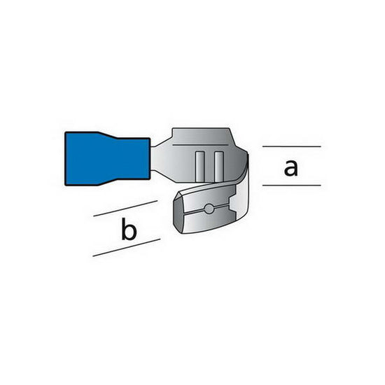 COSSES 562 POUR CABLES Ø1.5 2.5MM BLEU 10PCS