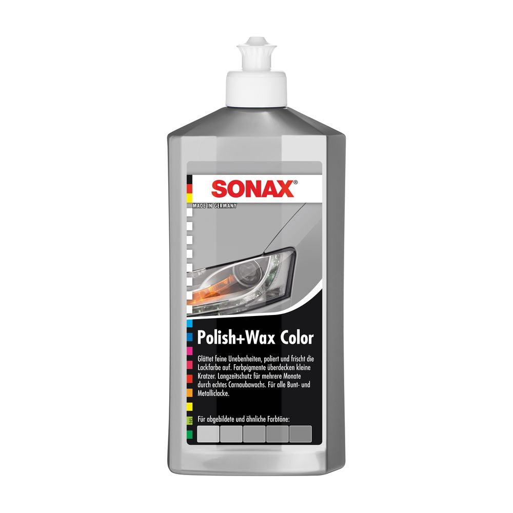 POLISH + CIRE SONAX 296300 ARGENT/GRIS 500 ML