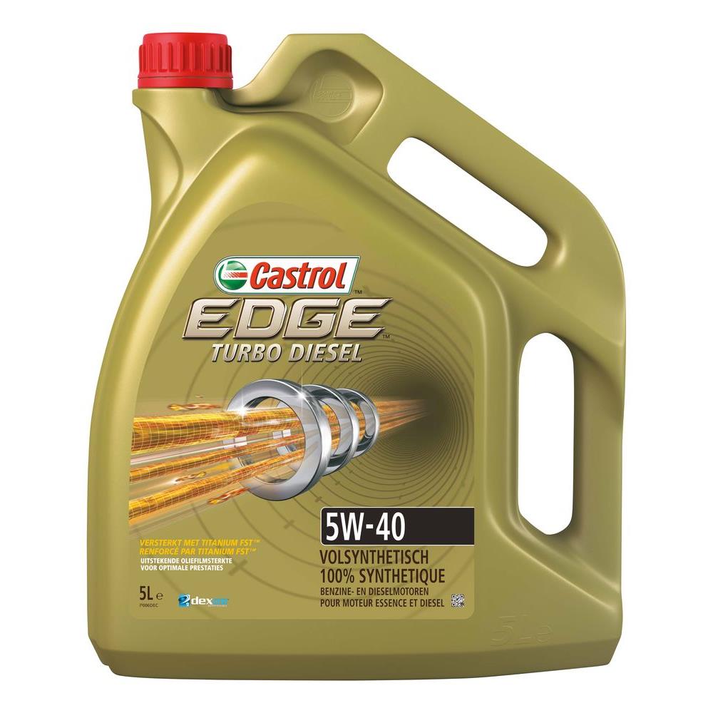 HUILE EDGE TURBO DIESEL 5W40 5L