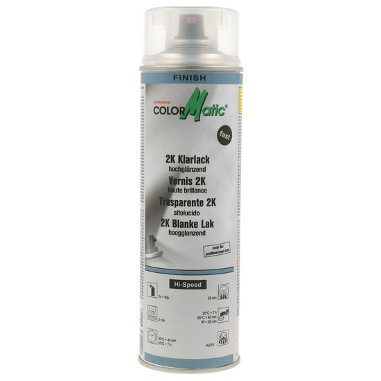 VERNIS 2K BRILLANT AEROSOL 500ML COLORMATIC
