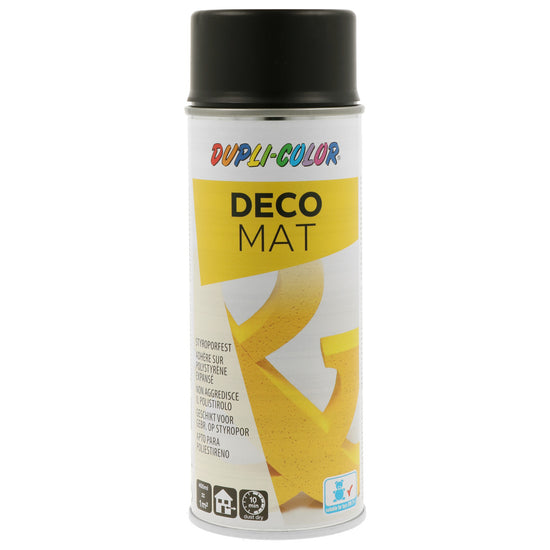 PEINTURE DECO NOIR MAT AEROSOL 400ML DUPLI COLOR