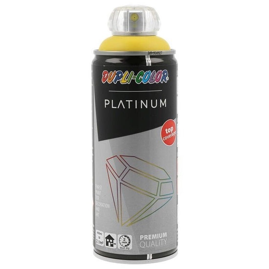 PEINTURE PLATINUM JAUNE CITRON AEROSOL 400ML DUPLI COLOR