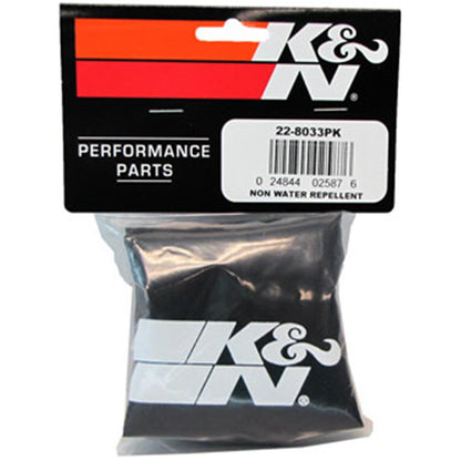 CHAUSSETTE DE RECHANGE POUR FILTRE A AIR K&N NOIR UNIVERSEL