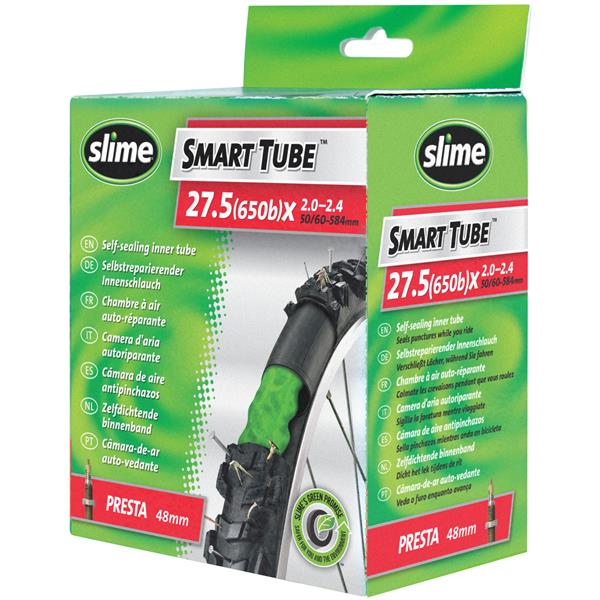 CHAMBRE A AIR AUTO-REPARANTE 27,5X2.0 - 2.4" VALVE PRESTA SLIME