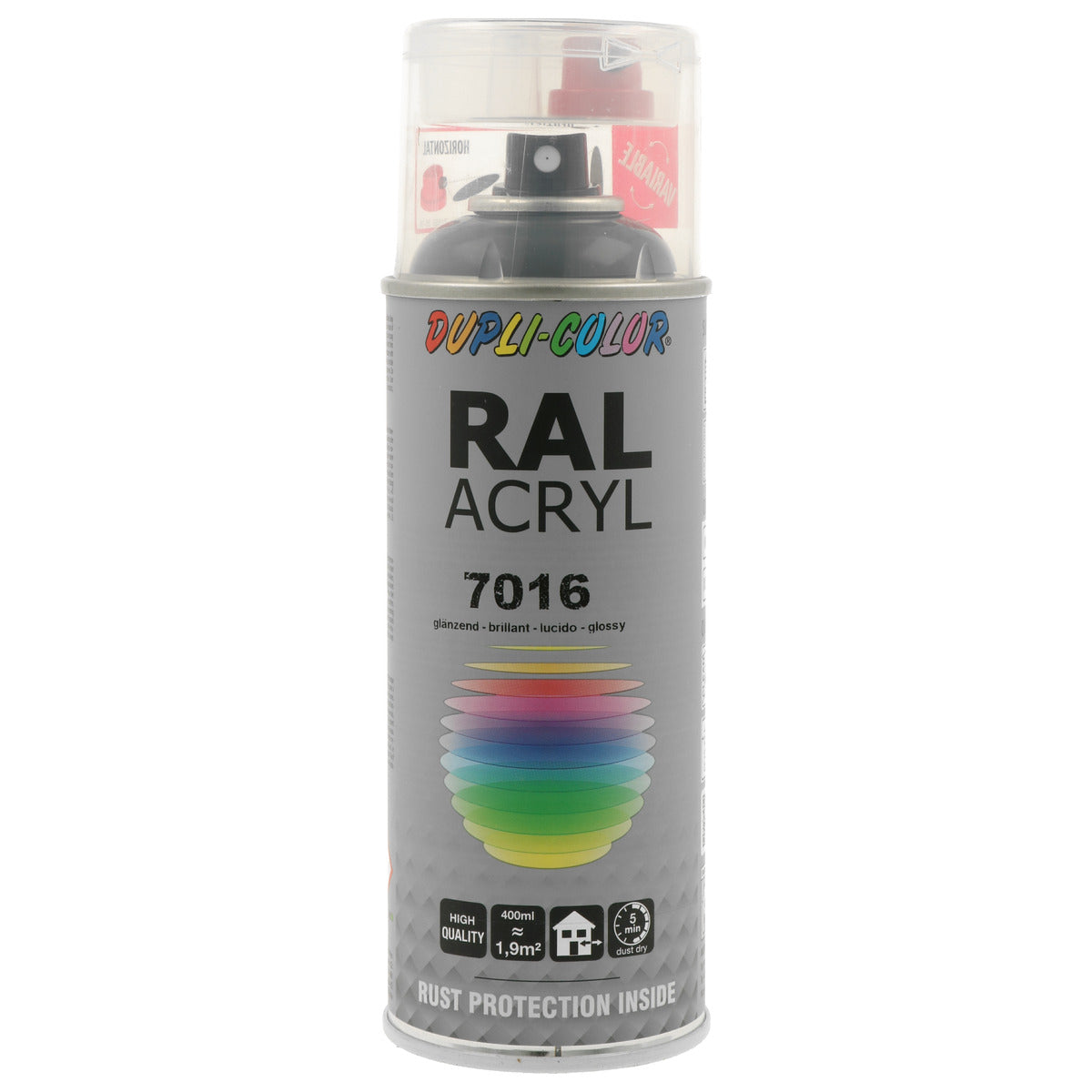 PEINTURE ACRYL RAL7016 BRILLANT 400ML DUPLI COLOR